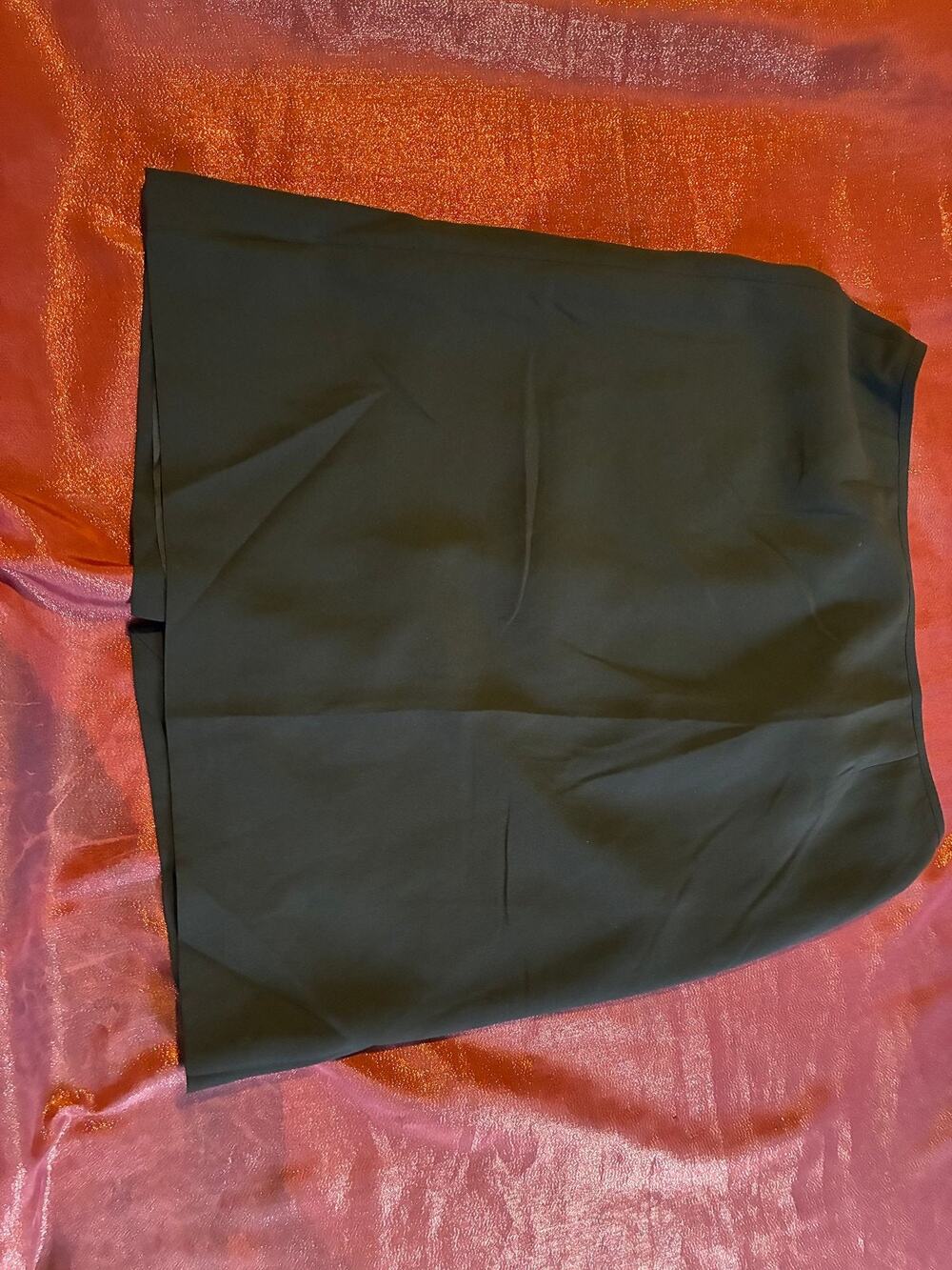 Kate Hill Skirt Womens 4 Black Knee Length Pencil Straight Zipper Back Work